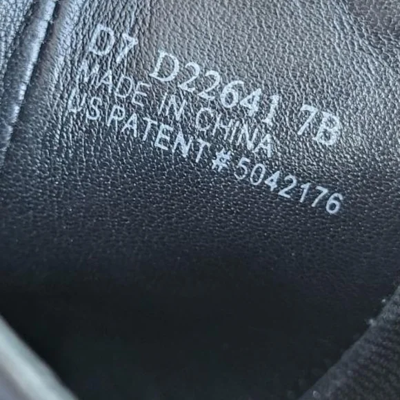 Cole Haan Nike Air Kiersten Black Leather Calf High Wedge Heel Boot Shoe Women 7 - Picture 7 of 12